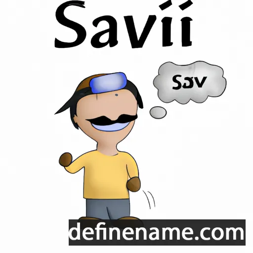 cartoon of the name Såvi