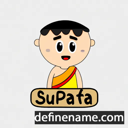 cartoon of the name Saputra