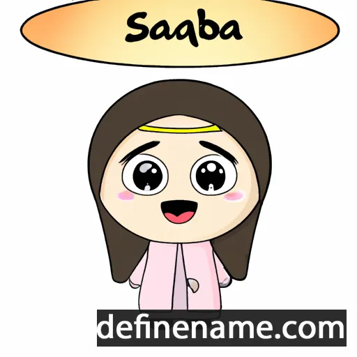 Saqiba cartoon