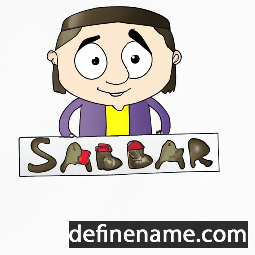 cartoon of the name Sarabert