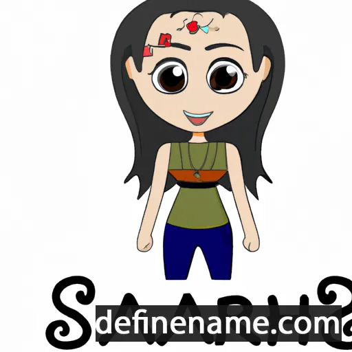 Sarahi cartoon