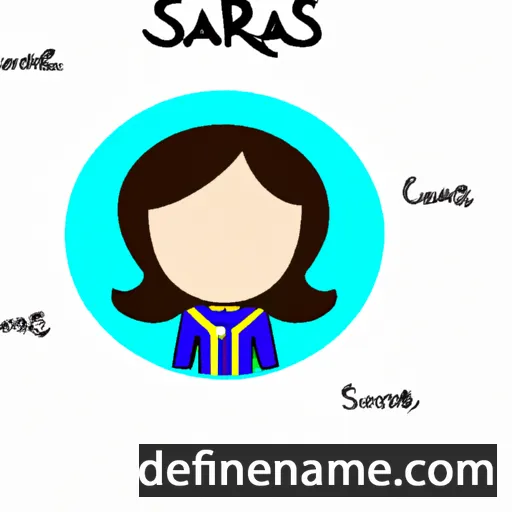 cartoon of the name Saraias