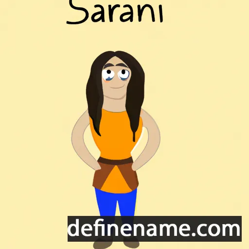 cartoon of the name Saranda