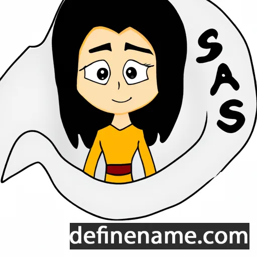 cartoon of the name Saras