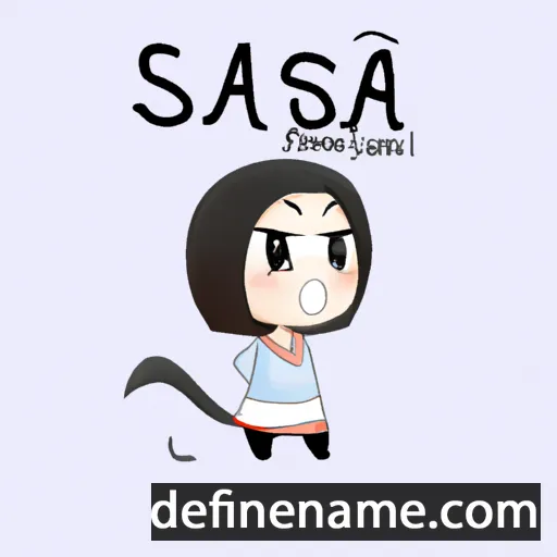 Sarasa cartoon