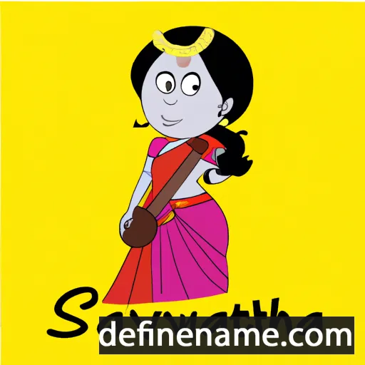 Saraswathi cartoon