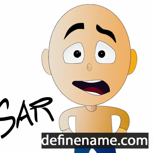 cartoon of the name Sarat