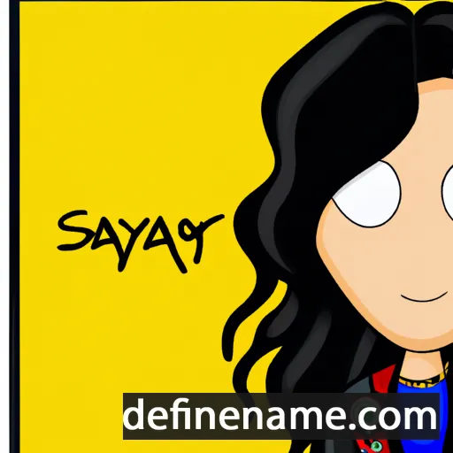 Saraya cartoon