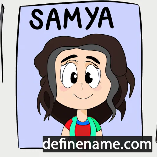 cartoon of the name Sarayma