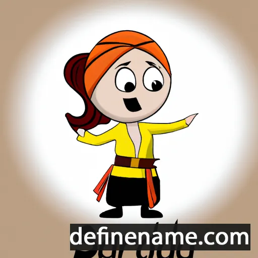 cartoon of the name Sardaana