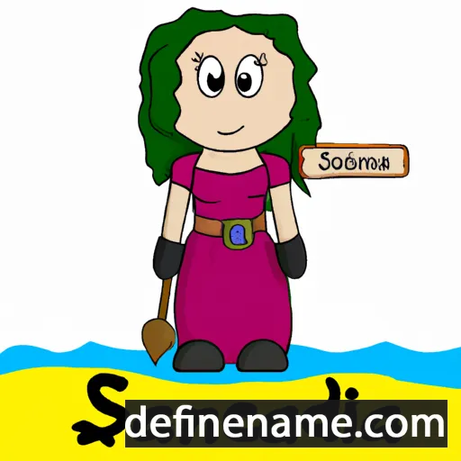 cartoon of the name Sardinnia