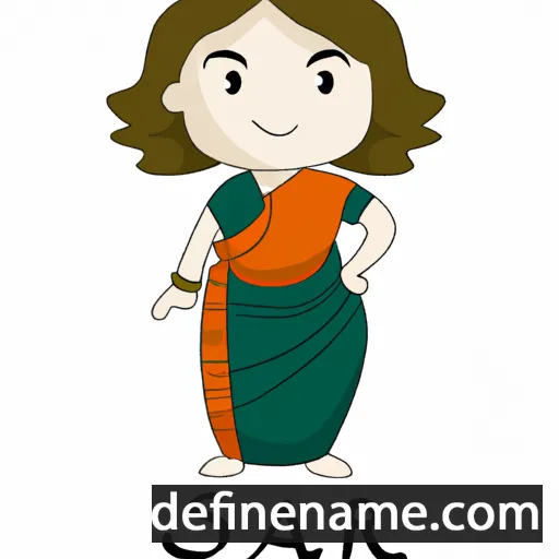 cartoon of the name Sari