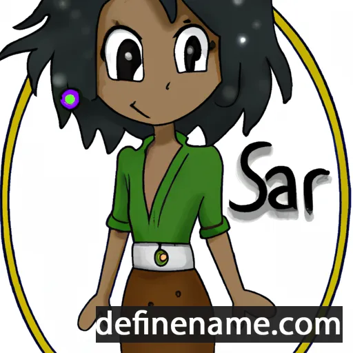 cartoon of the name Saria