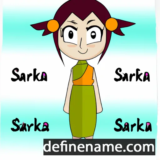 Sariaka cartoon