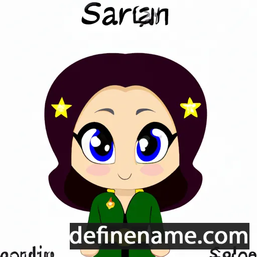 Sarianna cartoon