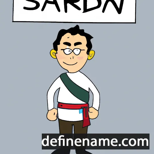 Saridan cartoon