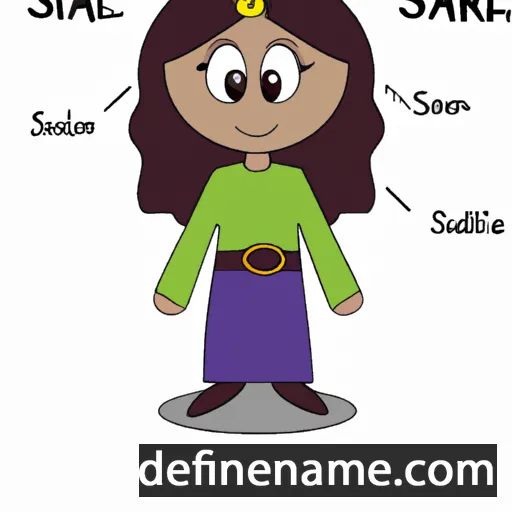 cartoon of the name Sarila