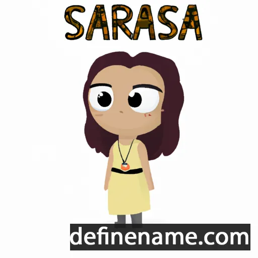 cartoon of the name Sarissa