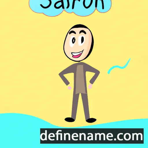 cartoon of the name Sarjoun