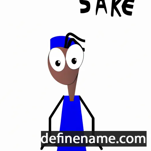 cartoon of the name Sarke