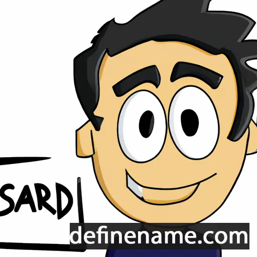 cartoon of the name Sarmad