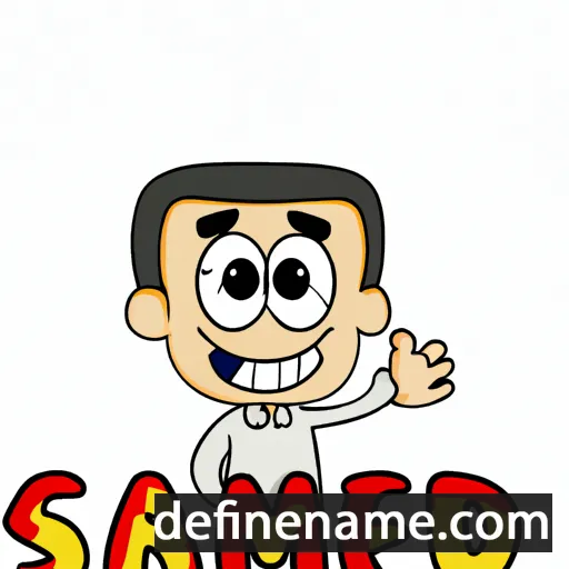 cartoon of the name Sarmed