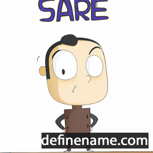 Sarre cartoon