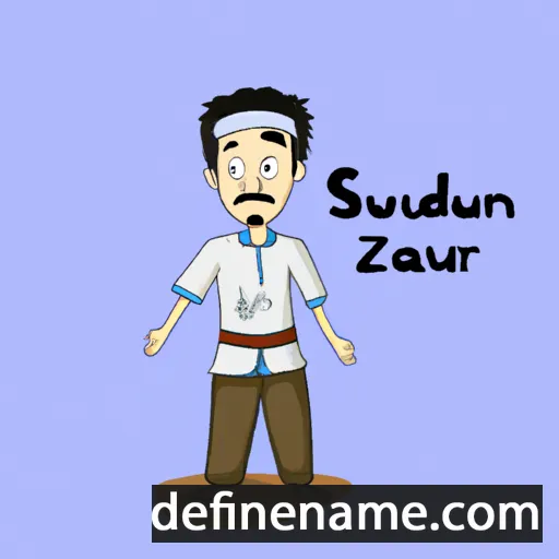 Sarudzai cartoon