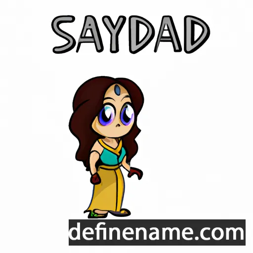 cartoon of the name Saryada