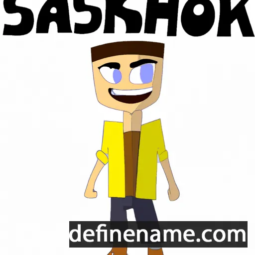 cartoon of the name Sashko