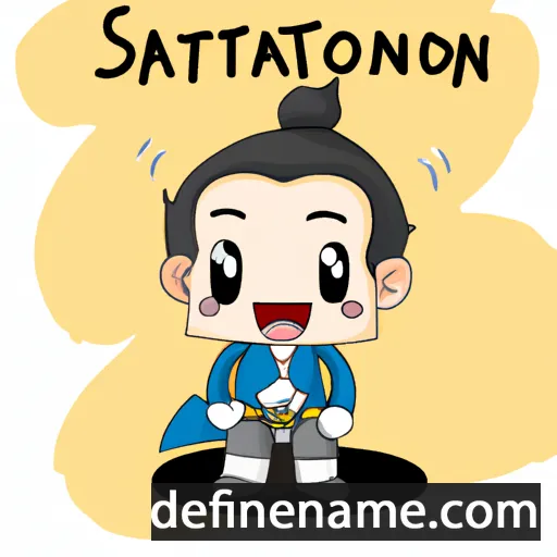 cartoon of the name Sasitorn