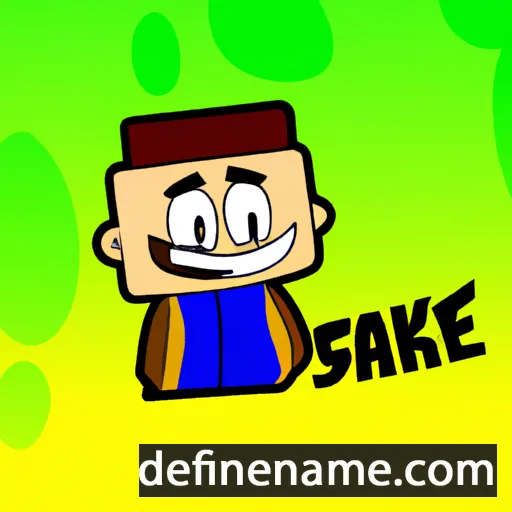 cartoon of the name Saske