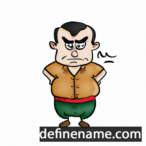 cartoon of the name Sassan