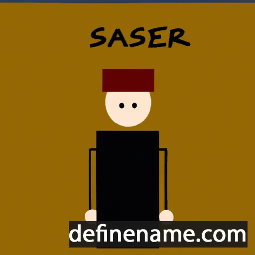 Sasser cartoon