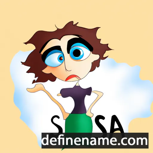 cartoon of the name Sassi