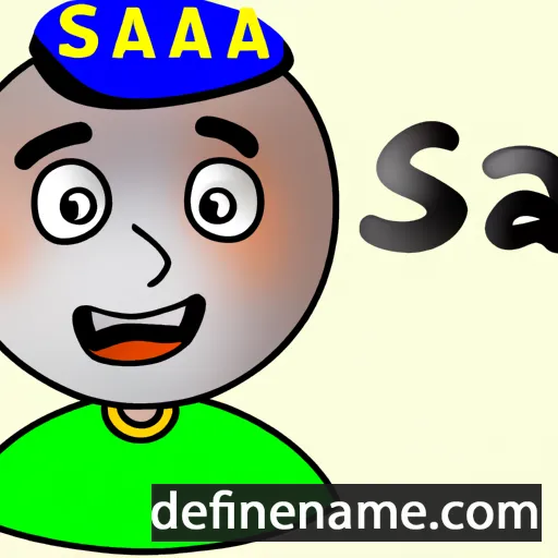 cartoon of the name Sata