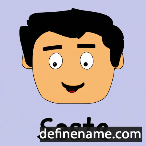 cartoon of the name Satesh