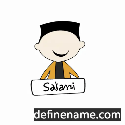 cartoon of the name Satilmiş