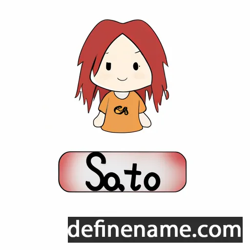 Satoe cartoon