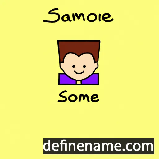 cartoon of the name Satone