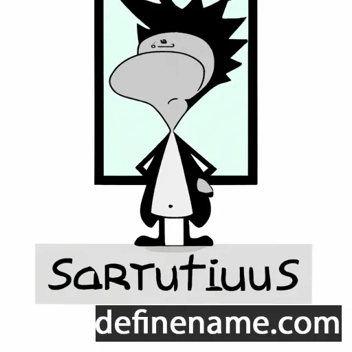 cartoon of the name Satorious