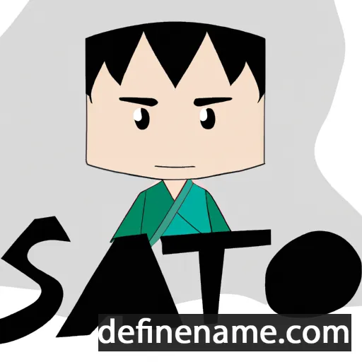 cartoon of the name Satou