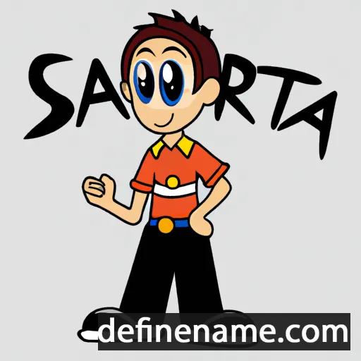 Satria cartoon