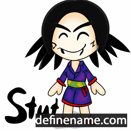 cartoon of the name Satsu