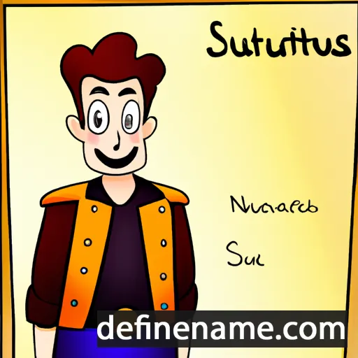 cartoon of the name Saturnas