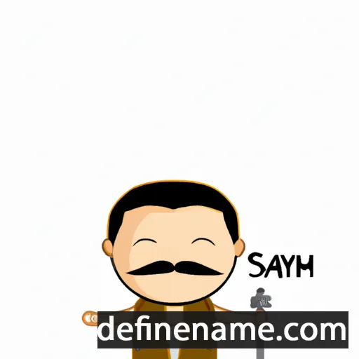 cartoon of the name Satyaban