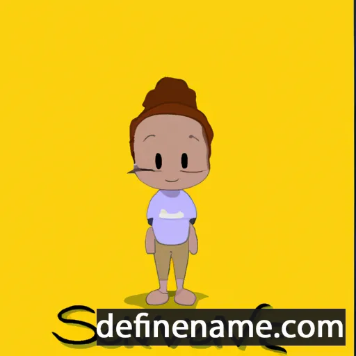 cartoon of the name Savane