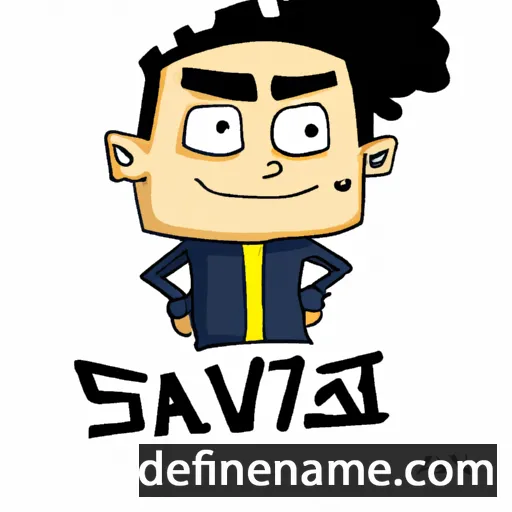 cartoon of the name Savik