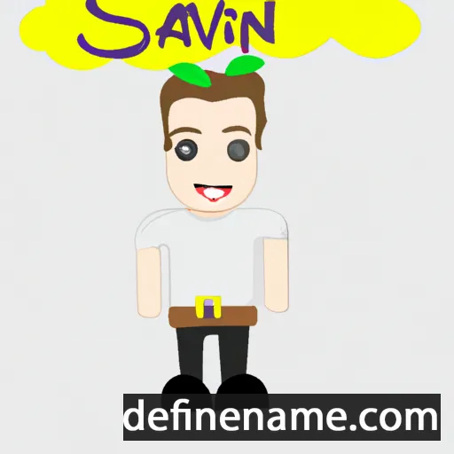 cartoon of the name Savinien