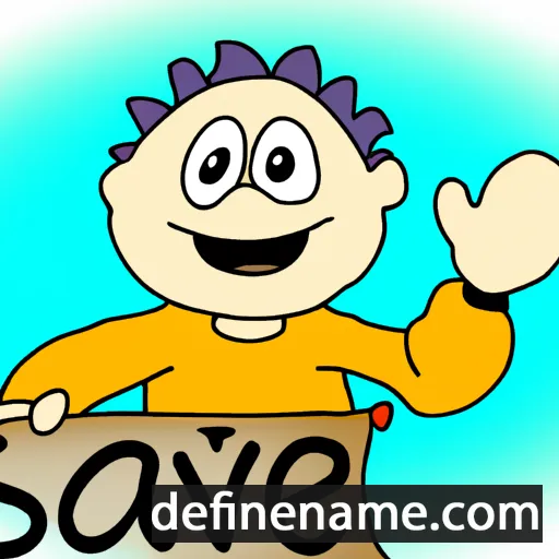 cartoon of the name Savle